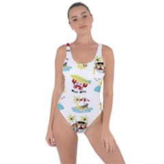 Vector-pattern-with-funny-animals-cartoon-summer-holiday-beach Bring Sexy Back Swimsuit