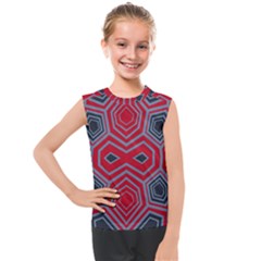 Abstract Pattern Geometric Backgrounds  Kids  Mesh Tank Top by Eskimos