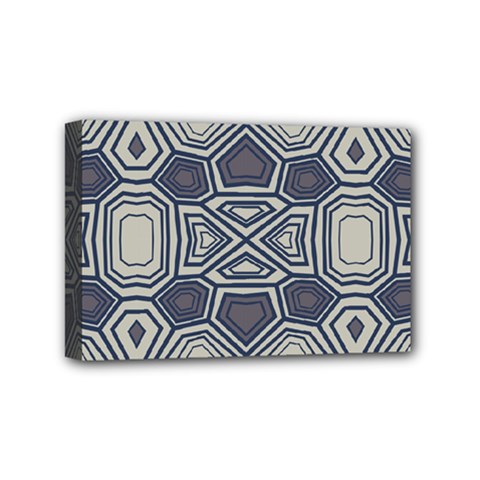 Abstract Pattern Geometric Backgrounds Mini Canvas 6  X 4  (stretched) by Eskimos