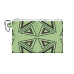 Abstract Pattern Geometric Backgrounds Canvas Cosmetic Bag (medium) by Eskimos