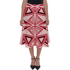 Abstract pattern geometric backgrounds  Perfect Length Midi Skirt