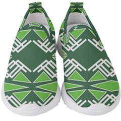 Abstract Pattern Geometric Backgrounds  Kids  Slip On Sneakers by Eskimos