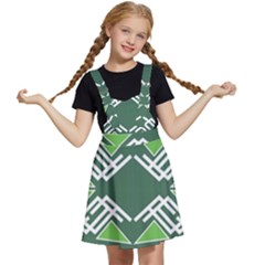 Abstract Pattern Geometric Backgrounds  Kids  Apron Dress by Eskimos