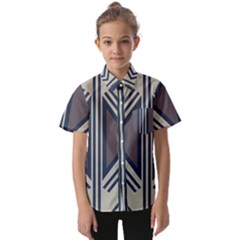 Abstract pattern geometric backgrounds  Kids  Short Sleeve Shirt