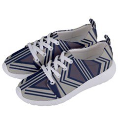 Abstract Pattern Geometric Backgrounds  Women s Lightweight Sports Shoes by Eskimos