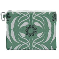 Folk Flowers Print Floral Pattern Ethnic Art Canvas Cosmetic Bag (xxl) by Eskimos