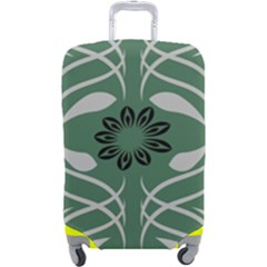 Folk Flowers Print Floral Pattern Ethnic Art Luggage Cover (large) by Eskimos