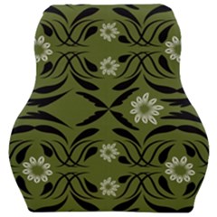 Folk Flowers Print Floral Pattern Ethnic Art Car Seat Velour Cushion  by Eskimos