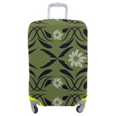 Folk Flowers Print Floral Pattern Ethnic Art Luggage Cover (medium) by Eskimos