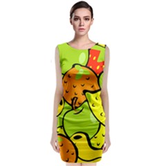 Fruit Food Wallpaper Classic Sleeveless Midi Dress