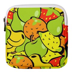 Fruit Food Wallpaper Mini Square Pouch by Dutashop