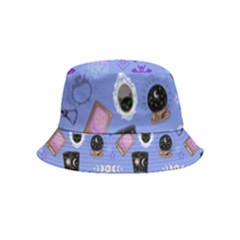 Pale Blue Goth Bucket Hat (kids) by InPlainSightStyle