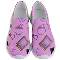 Pastel Goth Witch Pink Men s Lightweight Slip Ons by InPlainSightStyle