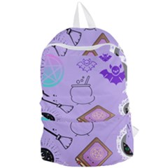 Pastel Goth Witch Purple Foldable Lightweight Backpack