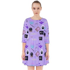 Pale Purple Goth Smock Dress by InPlainSightStyle