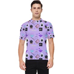 Pale Purple Goth Men s Short Sleeve Rash Guard