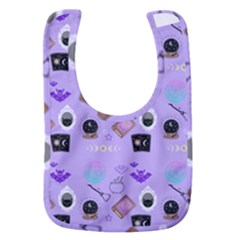 Pale Purple Goth Baby Bib