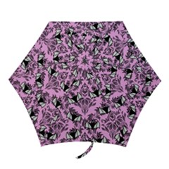Pink Bats Mini Folding Umbrellas