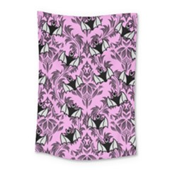 Pink Bats Small Tapestry