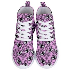 Pink Bats Women s Lightweight High Top Sneakers