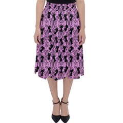 Pink Cat Classic Midi Skirt by InPlainSightStyle