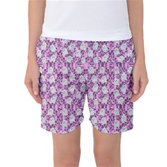 Pink Ghost Women s Basketball Shorts