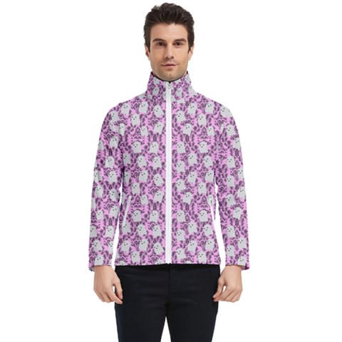 Pink Ghost Men s Bomber Jacket by InPlainSightStyle