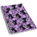 Purple Cats 5.5  x 8.5  Notebook View1