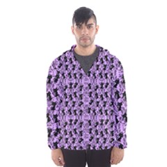 Purple Cat Men s Hooded Windbreaker by InPlainSightStyle