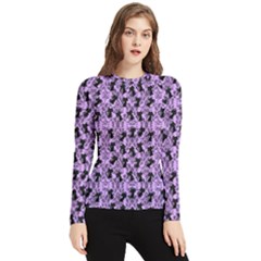 Purple Cat Women s Long Sleeve Rash Guard by InPlainSightStyle