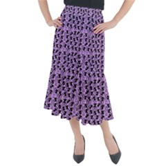 Purple Cat Midi Mermaid Skirt by InPlainSightStyle