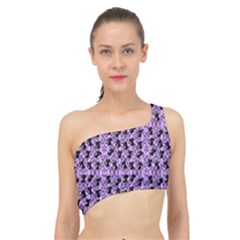 Purple Cat Spliced Up Bikini Top  by InPlainSightStyle