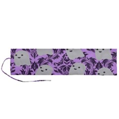 Purple Ghosts Roll Up Canvas Pencil Holder (l) by InPlainSightStyle