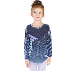 Attack On Titan Scouting Legion Kids  Long Sleeve Tee