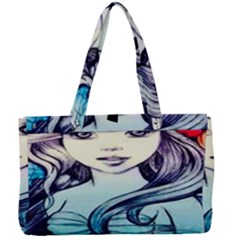 Beautifull Ariel Little Mermaid  Painting Canvas Work Bag by artworkshop