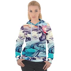 Beautifull Ariel Little Mermaid  Painting Women s Overhead Hoodie by artworkshop