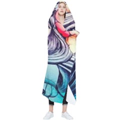 Beautifull Ariel Little Mermaid  Painting Wearable Blanket by artworkshop