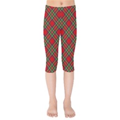 Royal Stewart Tartan Kids  Capri Leggings  by sifis