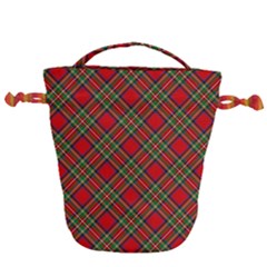 Royal Stewart Tartan Drawstring Bucket Bag by sifis