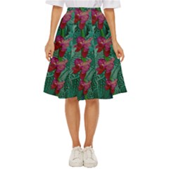 Rare Excotic Forest Of Wild Orchids Vines Blooming In The Calm Classic Short Skirt by pepitasart