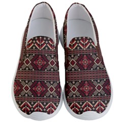 Ukrainian-folk-seamless-pattern-ornament Men s Lightweight Slip Ons by Wegoenart