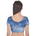 Sky Wishes 10000 Velvet Short Sleeve Crop Top  View2