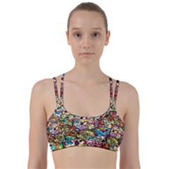 Character Disney Stained Line Them Up Sports Bra by artworkshop