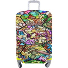 Character Disney Stained Luggage Cover (large) by artworkshop