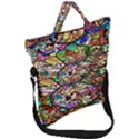 Character Disney Stained Fold Over Handle Tote Bag View1