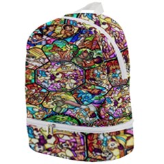 Character Disney Stained Zip Bottom Backpack by artworkshop
