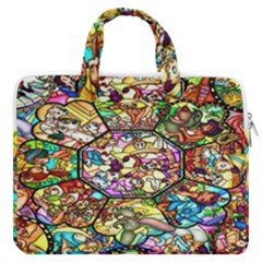 Character Disney Stained Macbook Pro 16  Double Pocket Laptop Bag  by artworkshop