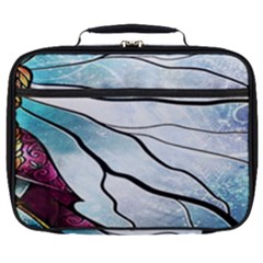 Anna Disney Frozen Stained Glass Full Print Lunch Bag by artworkshop