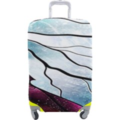 Anna Disney Frozen Stained Glass Luggage Cover (large) by artworkshop