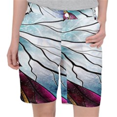 Anna Disney Frozen Stained Glass Pocket Shorts by artworkshop